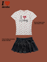 My Love Puppy Lovely Short Sleeve T-shirt
