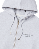 25FW ACベアベーシックロゴジップアップ メランジ