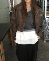 Vintage crop jacket