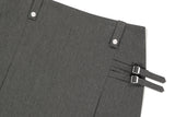 DOUBLE BELTED SKIRT