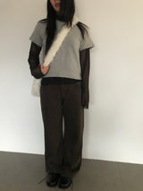 Pigment Straight Cotton Pants (2color)