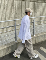 No.8720 CN バンディングワイドパンツ (4color)