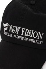 NEW VISION DESTROYED WASHED CAP (BLACK)
