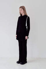 KIRSH プレーンスリムフィットシャツ [BLACK]