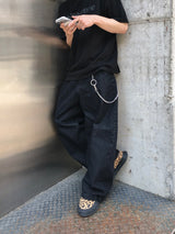 A-N ベーシックワイドデニムパンツ 2C
