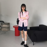 Pyusha nylon track 3-quarter shorts pants