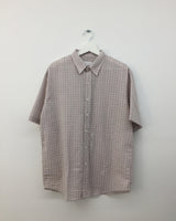 テリーヌシアーサッカーチェックシャツ (3color)