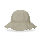 VA Curved Logo Round Frill Bucket Hat / Beige