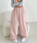 KOREAN MADE💝HIGH QUALITY💝 ストライプオフショルダーロングスリーブTシャツ