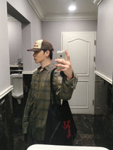 No.1359 check stitch SHIRT (3color)