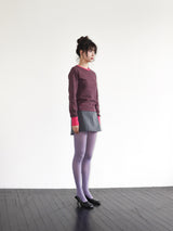 LOVE U LONG SLEEVE T (GREY & PINK)