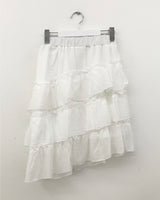 Rosa Asymmetrical Frill Skirt  (3color)