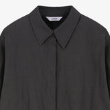バックストリングシャツ　チャコールグレー