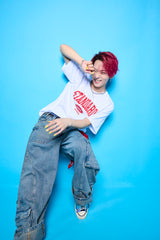 オクトパスフットボールTシャツ×バンダナ（レッド）