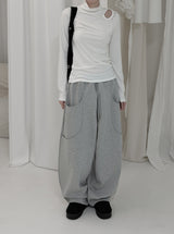 Drop Stud Slit Polar Tee