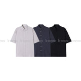 LMN エアークールベルトセットアップショートスリーブジャケット (3 colors)