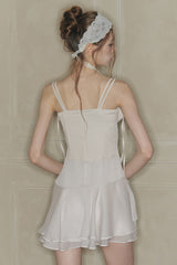 SWAN LACE HAIRBAND cream