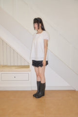 ナナレースパフブラウス (WHITE)