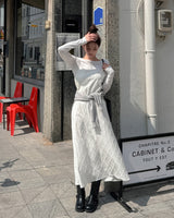 Ploa lace long dress