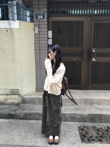 da flower knit cardigan