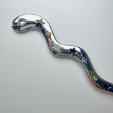 Kitsch cubic snake ornamental hairpin_1