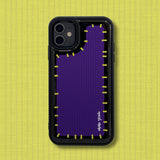 カラーポケット (purple) スマホケース (epoxy bumper)
