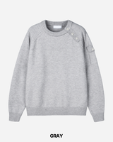 Bis Diagonal Button Knit