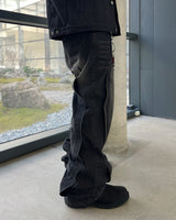 LP ウェーブウォッシュドデニムパンツ(2C)