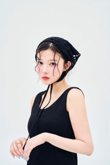 ストレッチラッフルドレス