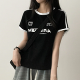 リッパートラックラインカラー半袖Tシャツ