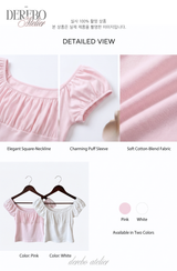 Cotton Candy Smudge Square Short Sleeve T-Shirt