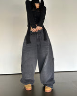 (SCARF & KNIT SET) DREAMY SOFT RIBBED カーディガン スカーフセミクロップドニット - 2 COLOR