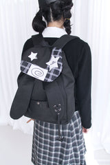  Rabbit Drop String Patch Backpack (2color)