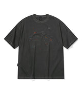 26SS★ Dino Stitch Embroidered Pigment Short Sleeve Tee