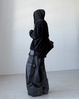 Quiet Black Curved Denim