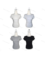 cap short-sleeve modal short-sleeved T-shirt (4 colors)