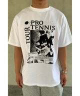 テニスショートスリーブTシャツ