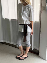 Frill golgi capri leggings(2color)