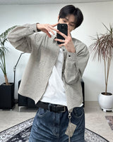 Tinead Crop Check Shirt