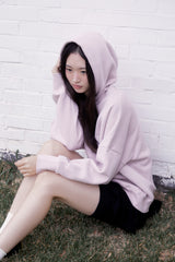 Winter rabbit hoodie (PINK)