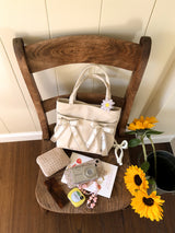 Mini easy ribbon bag_sand beige