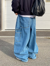 Citi Carpenter Balloon Denim Pants 2C