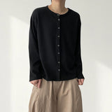 Ritz Snap Crop Round Cardigan