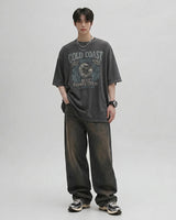 (UNISEX) コーストピグメントボクシーフィットTシャツ 26SS-007