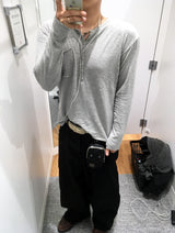 No.1844 button cutting T (5color)