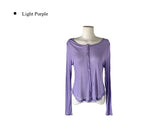 Robo Tencel See-through Snap Cardigan