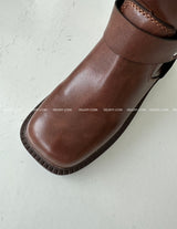 Buckle Tongue Angle Boots