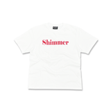 シマーハーフスリーブTシャツ (WHITE)