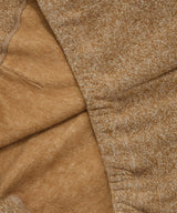 Women’s Oversized Terry Fleece Hoodie Camel