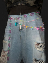 Kitsch mix pop colorful toy belt